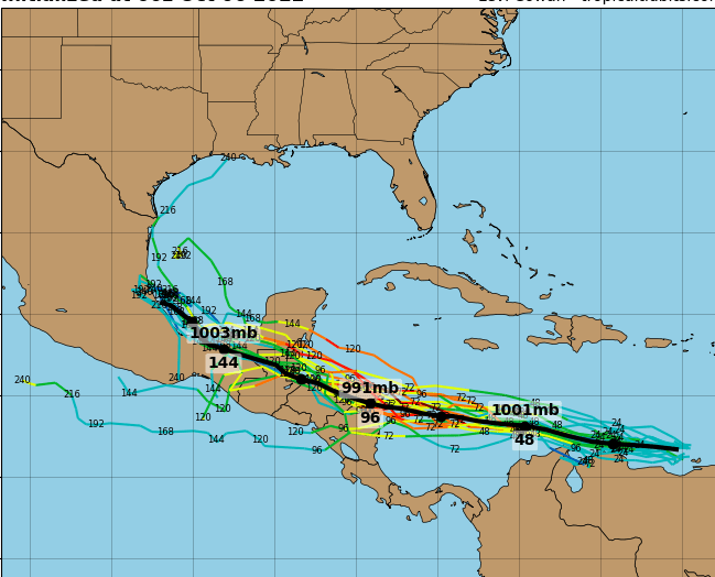 Alerta Cicl N Tropical En El Caribe Amenaza A Guatemala El Sol De Mixco